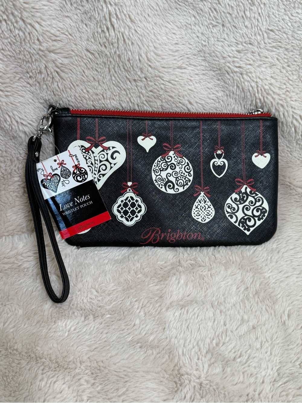 Brighton Love Notes Wristlet Pouch Ltd Edition New With Tags
